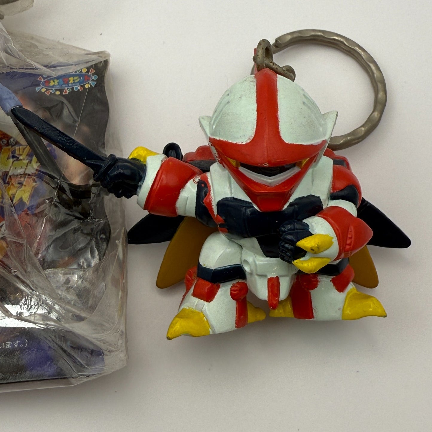 Super Robot Wars Keychain Set Gundam Evangelion Ideon Bilbain Vintage Japan13