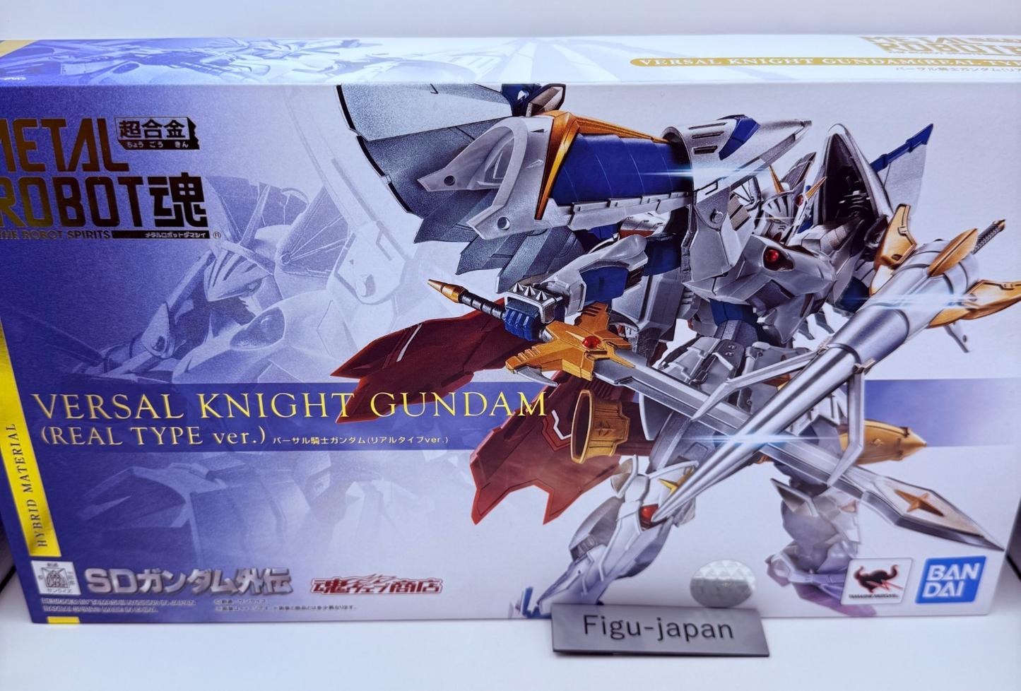 Metal Robot Spirits Versal Knight Gundam Real Type Diecast Figure Japan New6