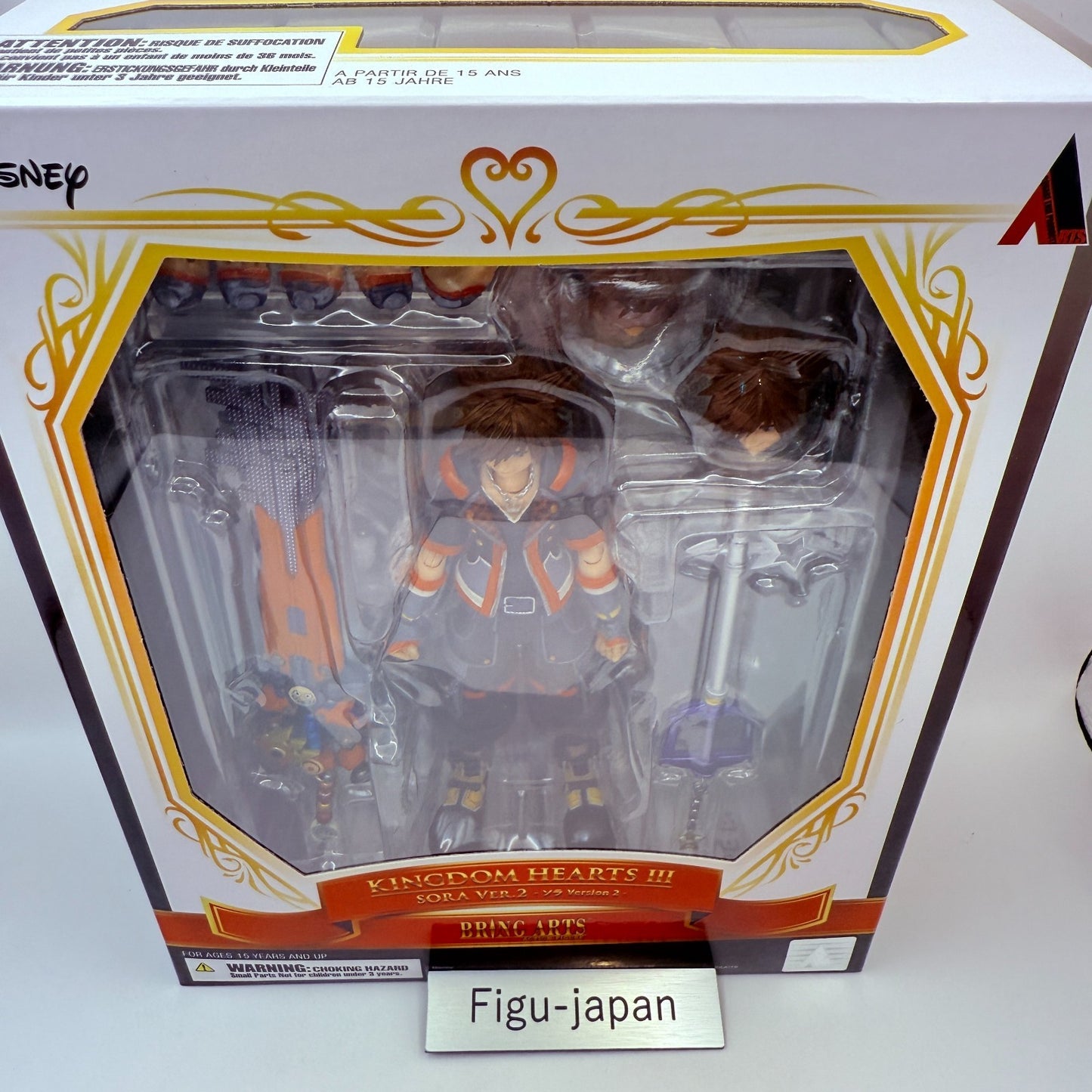 Square Enix Bring Arts Kingdom HeartsIII Sora Ver 2 Figure Disney Keyblade Japan11