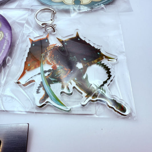 Fate/Samurai Remnant 2nd Anniv Kuji Rider Ushi Gozen Zhao Yun Yagyu Set Badge1