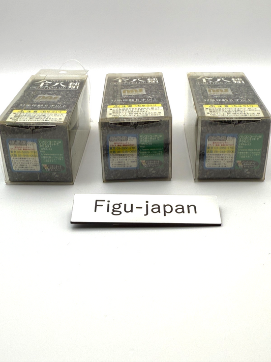 Neon Genesis Evangelion Shinji Asuka Rei Metal Figure Set SEGA 1997 NOS MISB1