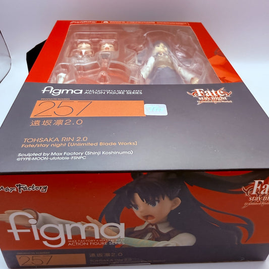 Rin Tohsaka 2.0 figma 259 Fate UBW Action Figure GSC Bonus Face Plate NIB1