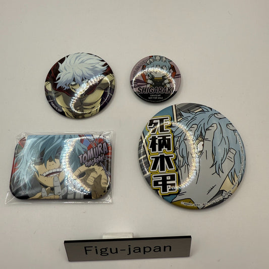 Tomura Shigaraki Pinback Button Badge Set 4 My Hero Academia MHA Villains NEW1