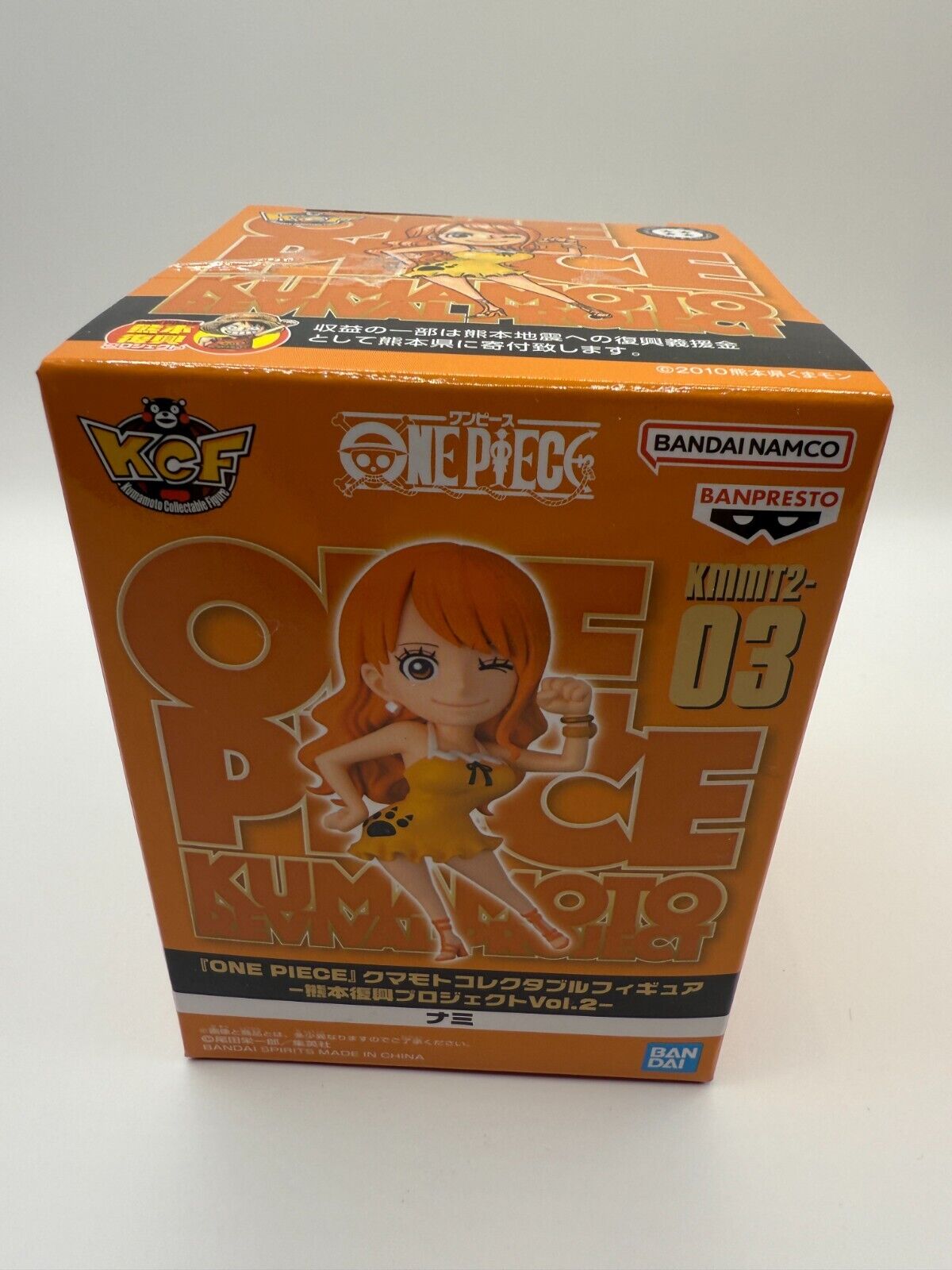 Nami WCF ONE PIECE Kumamoto Reconstruction Project Figure Vol.2 Japan NEW