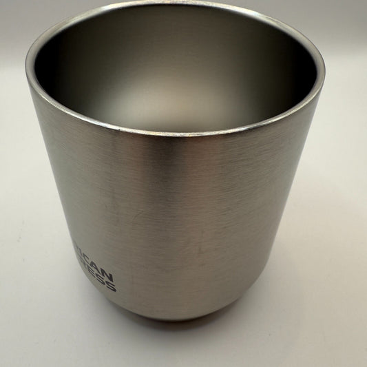 American Express Thermos Vacuum Insulated Cup stainless steel Silver  280ml