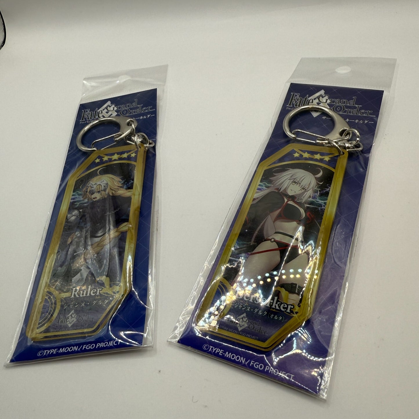 Fate/Grand Order servant Acrylic Keychain Jeanne d'Arc & Jeanne d'Arc alter set