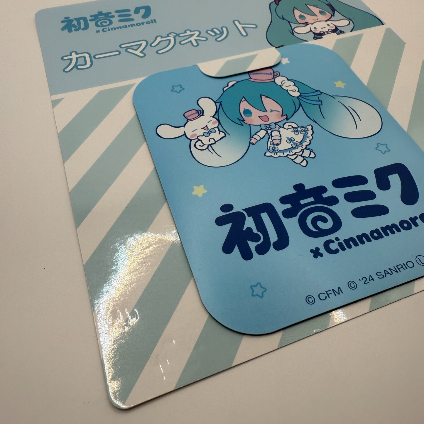 Hatsune miku Cinnamoroll Car magnet goods Light fastness Sanrio from japan NEW