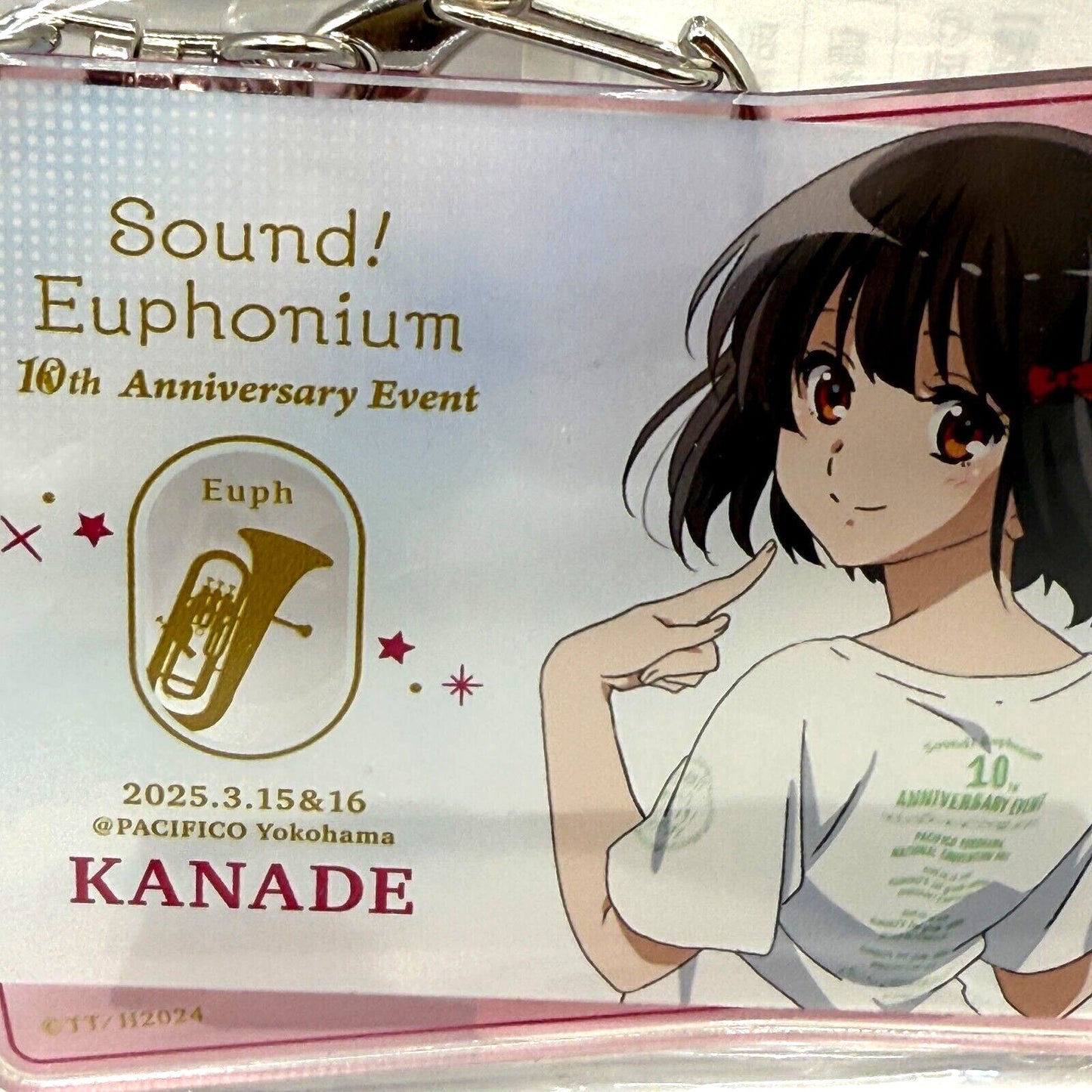 Kanade Hisaishi Key Chain Sound! Euphonium 10th anniversary event from japan