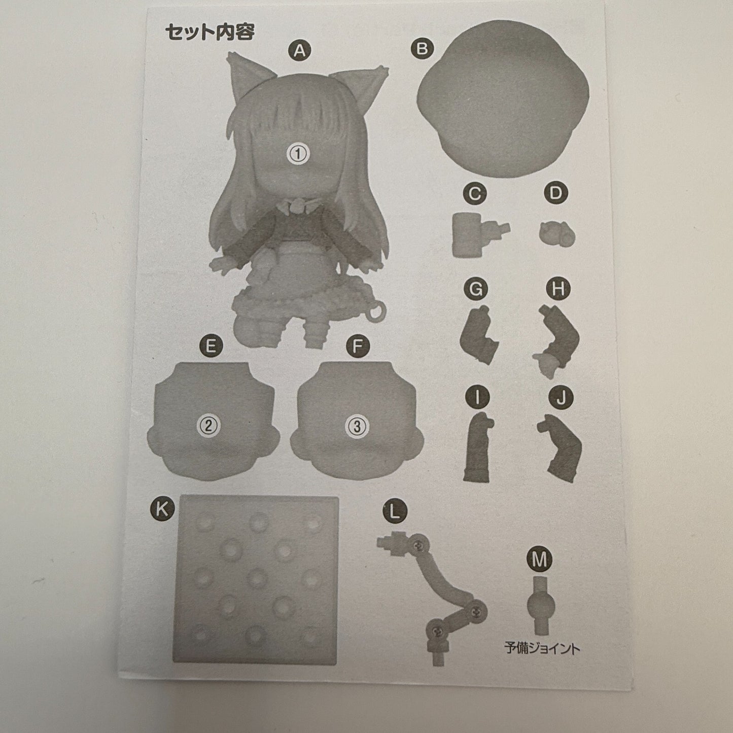 Nendoroid HOLO Spice and Wolf merchant meets the wise wolf TV Anime 728 japan