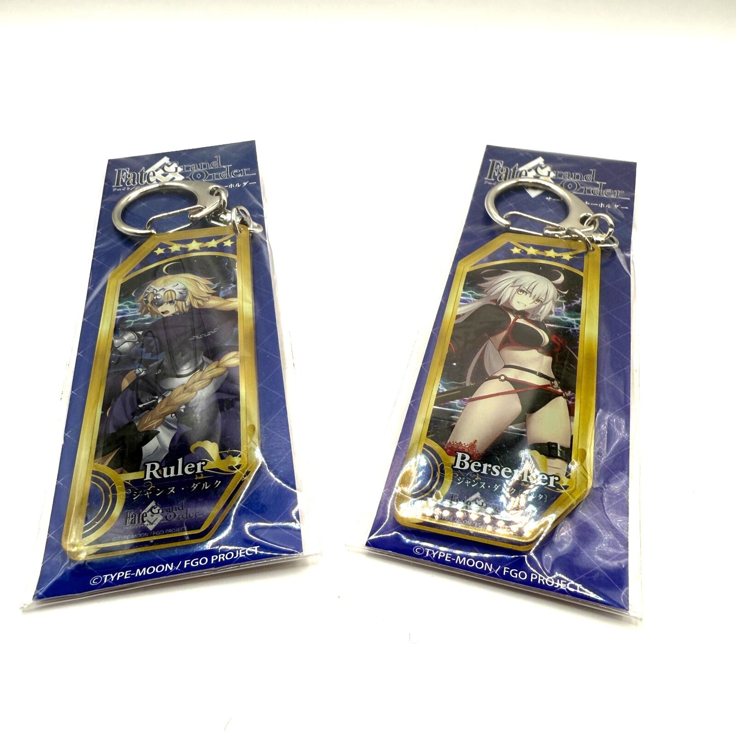 Fate/Grand Order servant Acrylic Keychain Jeanne d'Arc & Jeanne d'Arc alter set