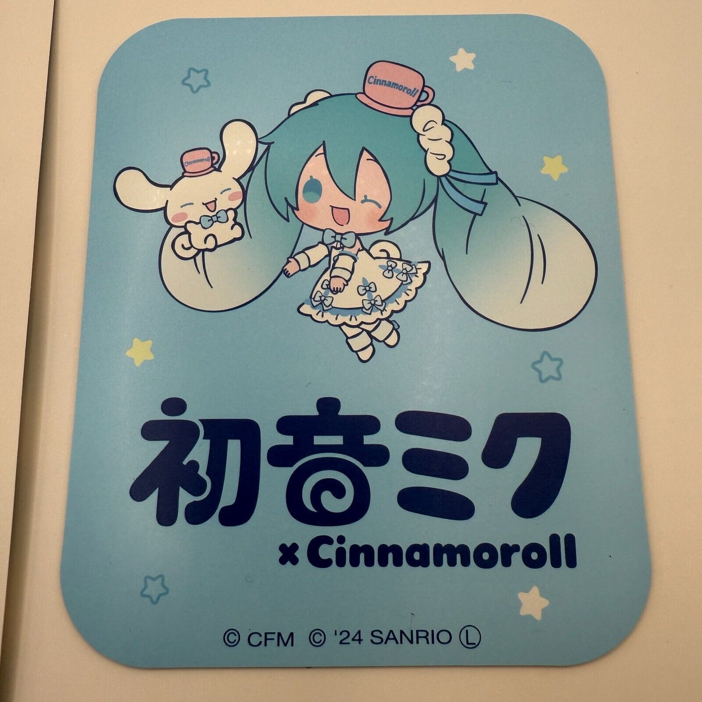 Hatsune miku Cinnamoroll Car magnet goods Light fastness Sanrio from japan NEW