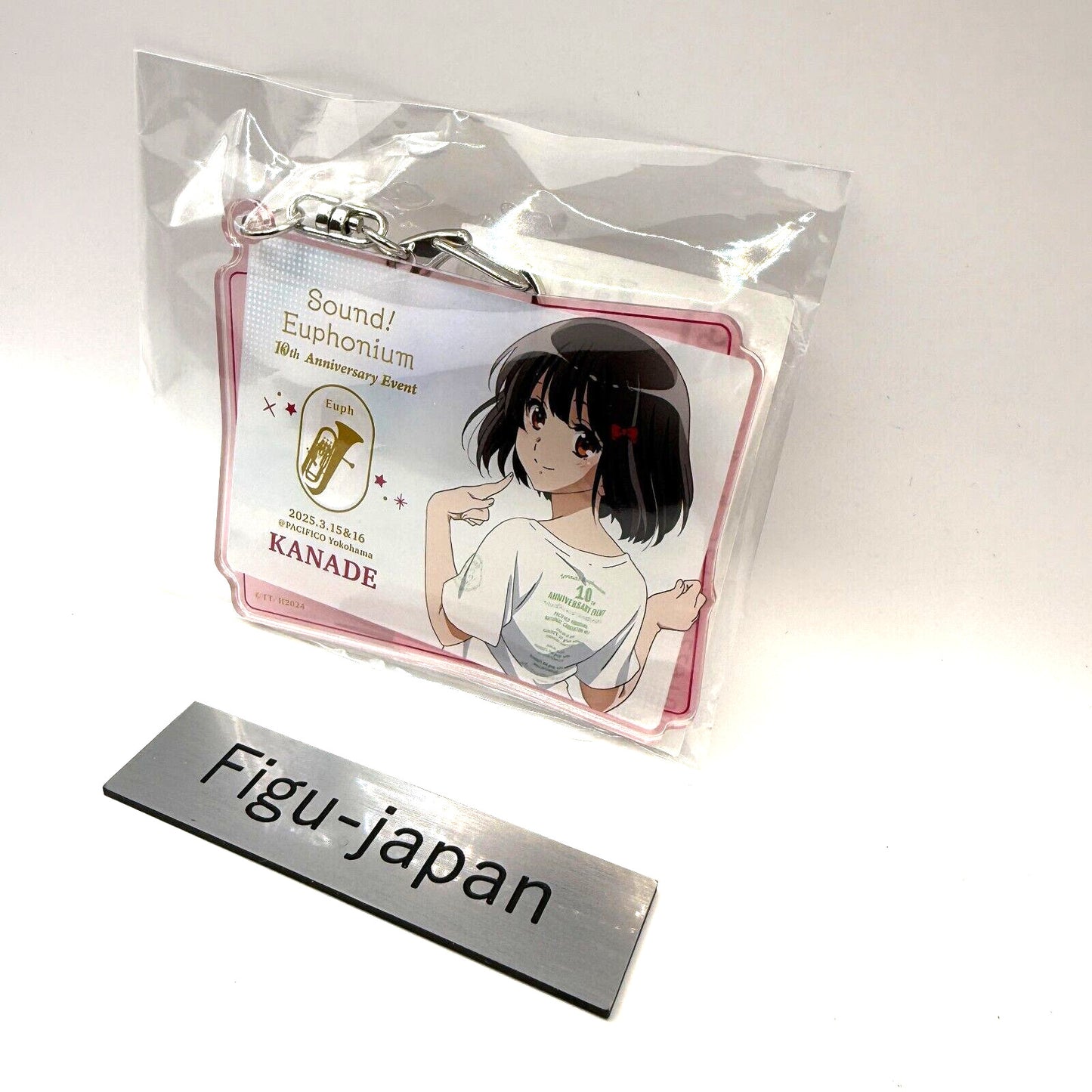 Kanade Hisaishi Key Chain Sound! Euphonium 10th anniversary event from japan