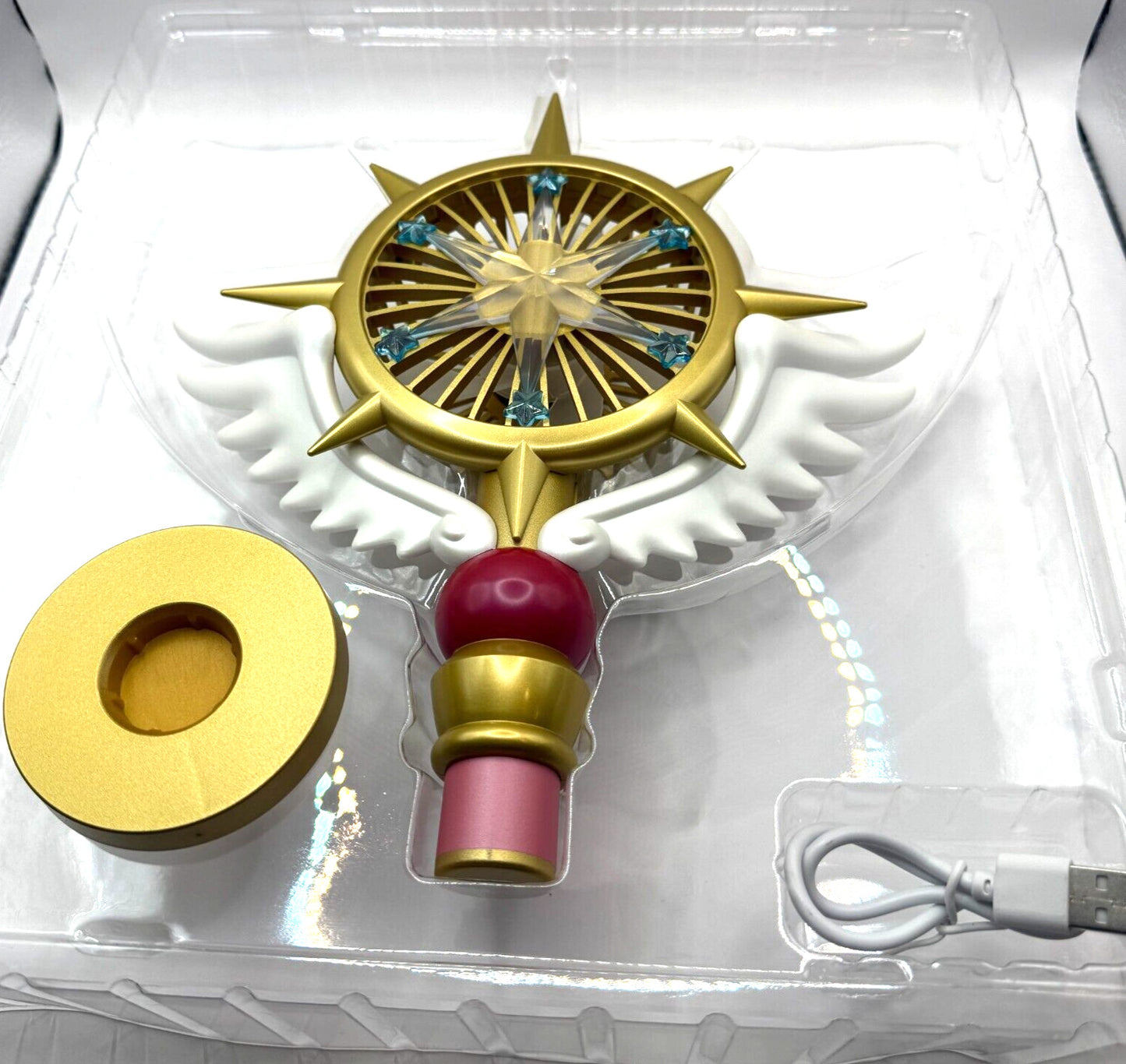 Clamp Exhibition limited Dream Wand Handy Fan CardCaptors Sakura from japan