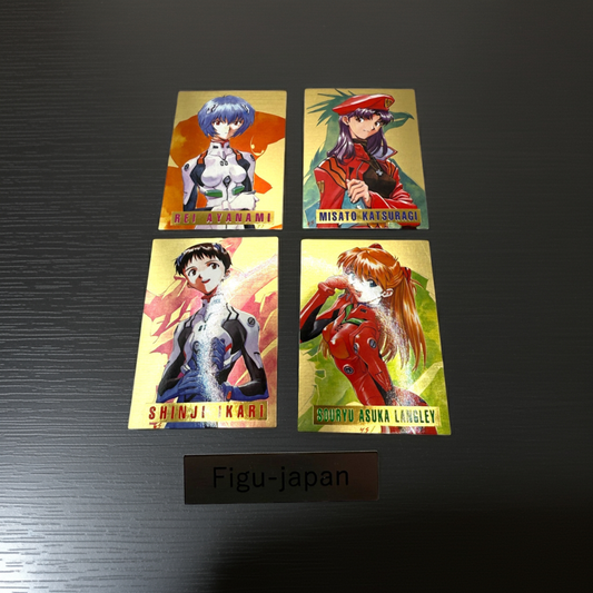 1996 CARDDASS MASTERS Neon Genesis Evangelion TEIL 1 Set mit 4 SP-Kartengewinnern 