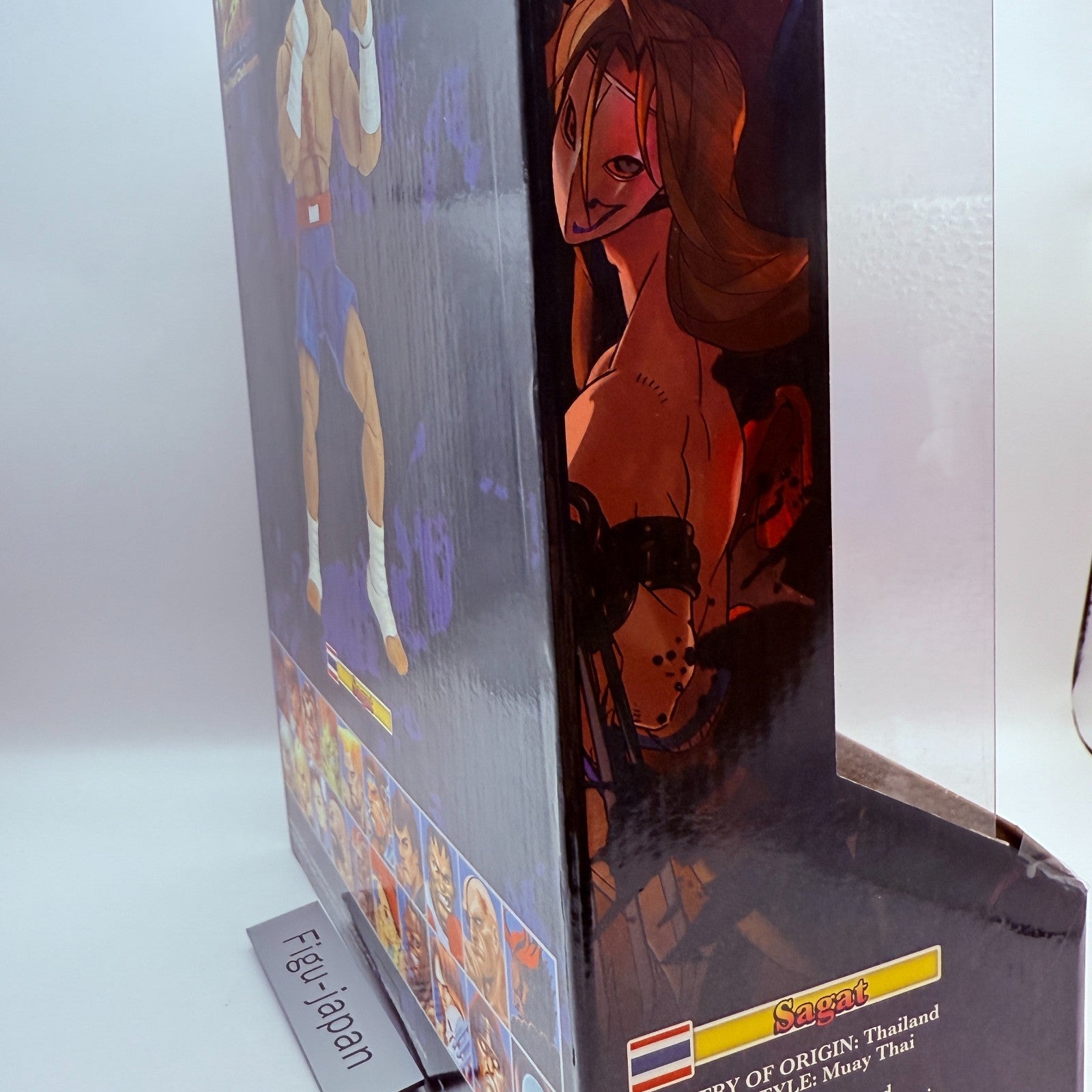 Jada Toys Street Fighter II Sagat 1/12 Action Figure Japan Evolit Ver New Sealed6