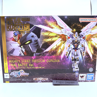 METAL ROBOT Spirits Mighty Strike Freedom Gundam Final Battle MISB Authentic1