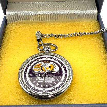 Neon Genesis Evangelion EVA Unit 01 Test Type Pocket Watch SEGA Japan Mint Rare11