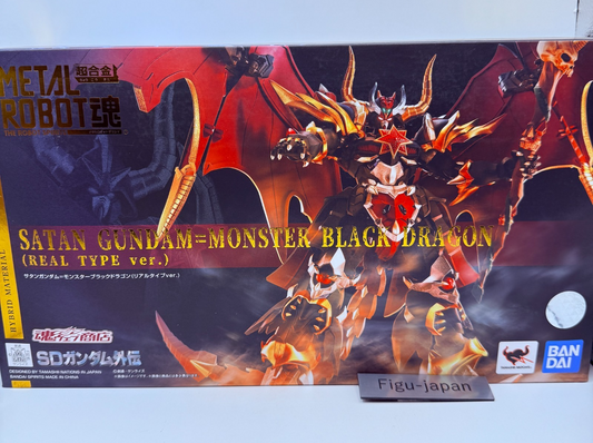 Metal Robot Spirits SatanGundam Monster Black Dragon Real Type Figure Bandai New0
