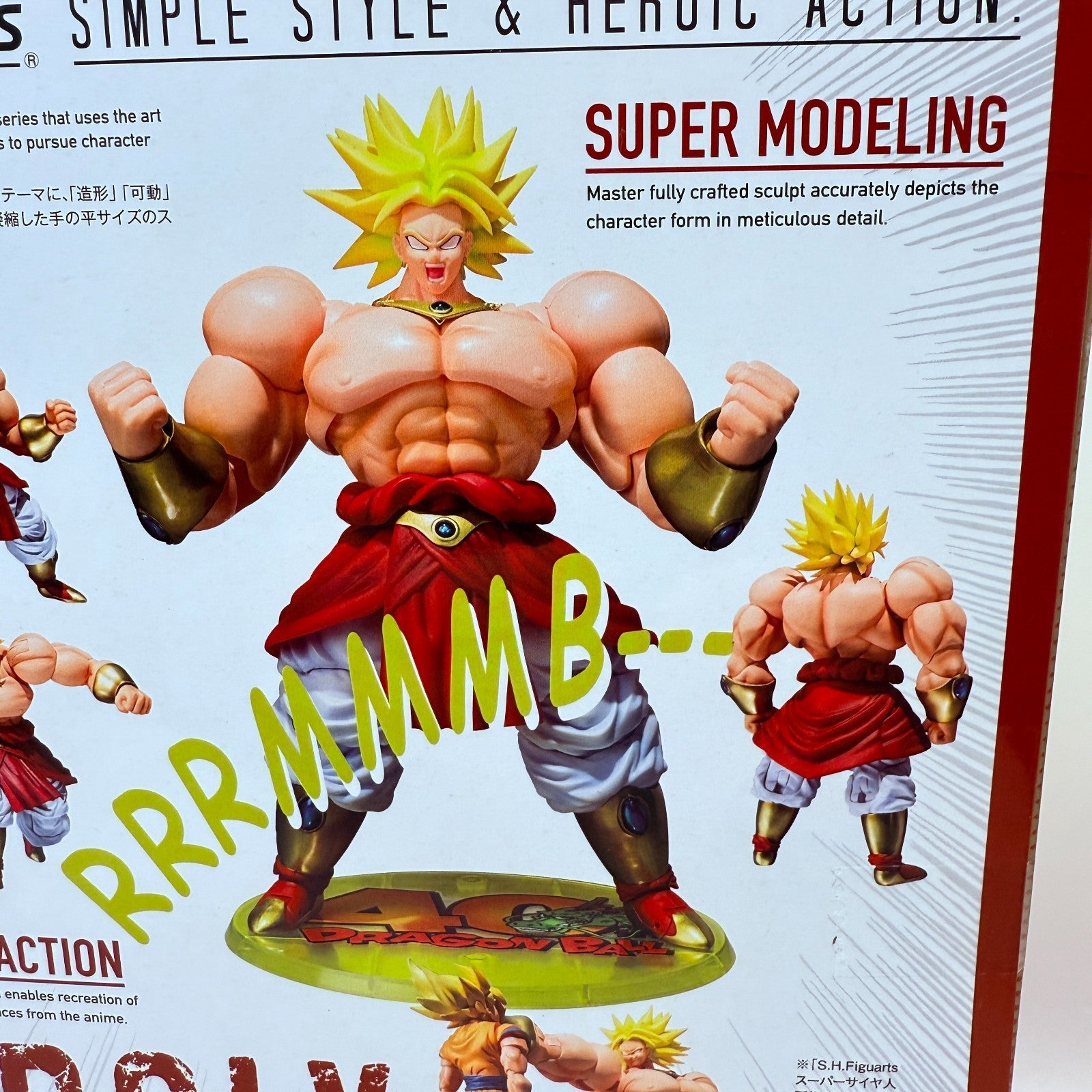 S.H.Figuarts Broly Legendary Super Saiyan Dragon Ball 40th Anniversary NEW6