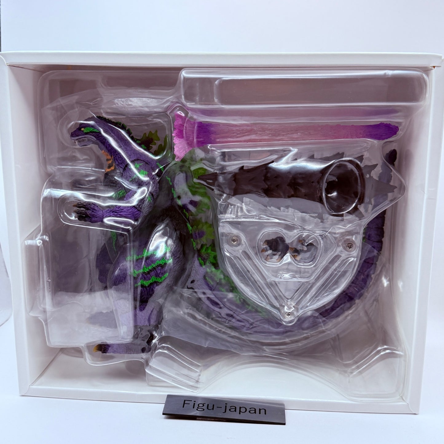S.H.MonsterArts Godzilla feat. EVA-01 Evangelion Figure Opened Mint Authentic4