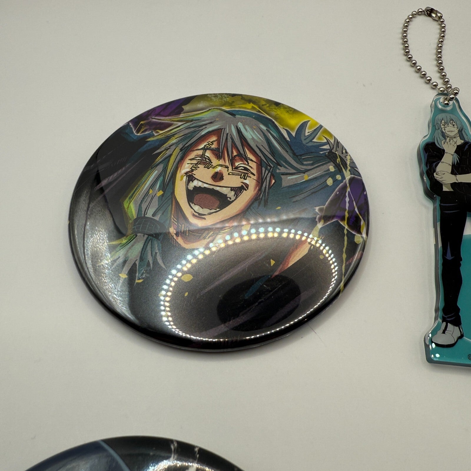 Mahito Jujutsu Kaisen Pinback Button Acrylic Keychain Set Official Merchandise12