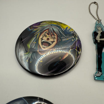 Mahito Jujutsu Kaisen Pinback Button Acrylic Keychain Set Official Merchandise12