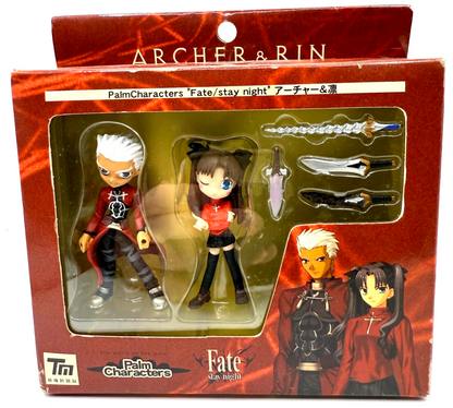 Fate Stay Night  Archer Rin Palm Characters figures  New in Box  from japan0