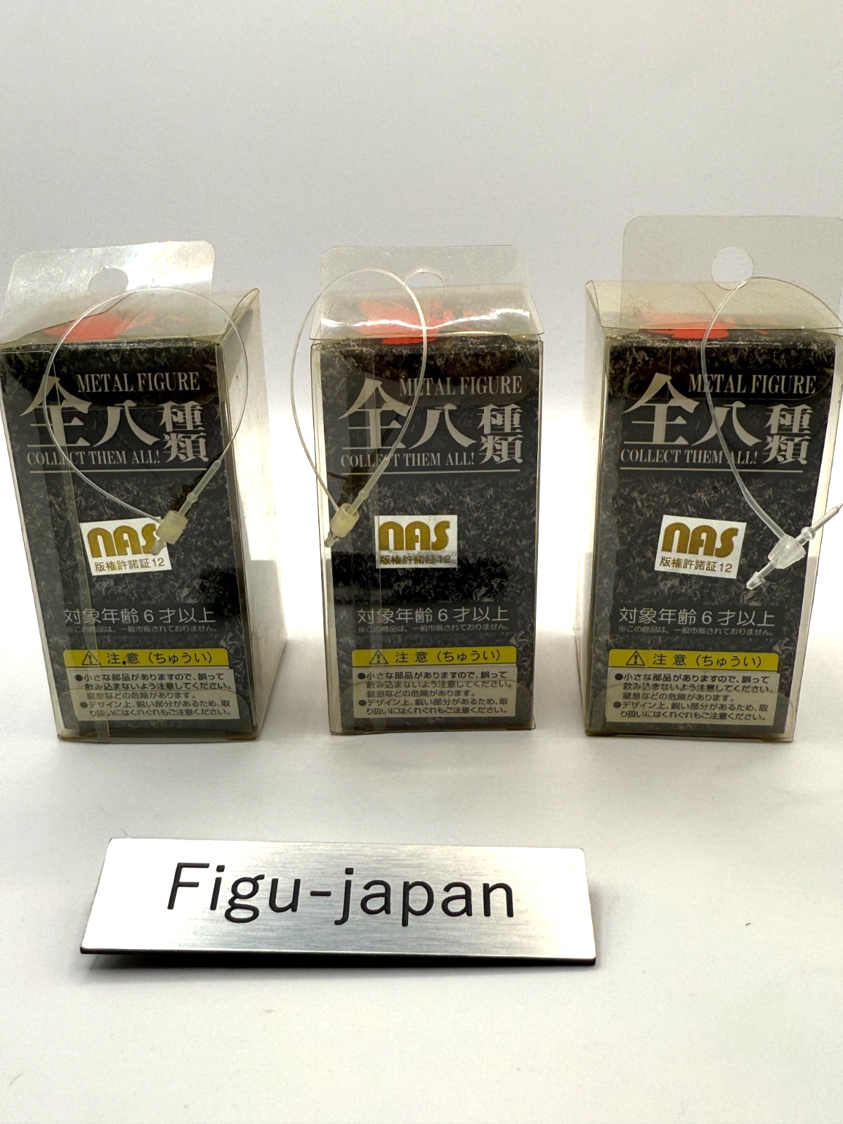 Neon Genesis Evangelion Metal figure set of 3 1997 Shinji Asuka &Rei[express]9