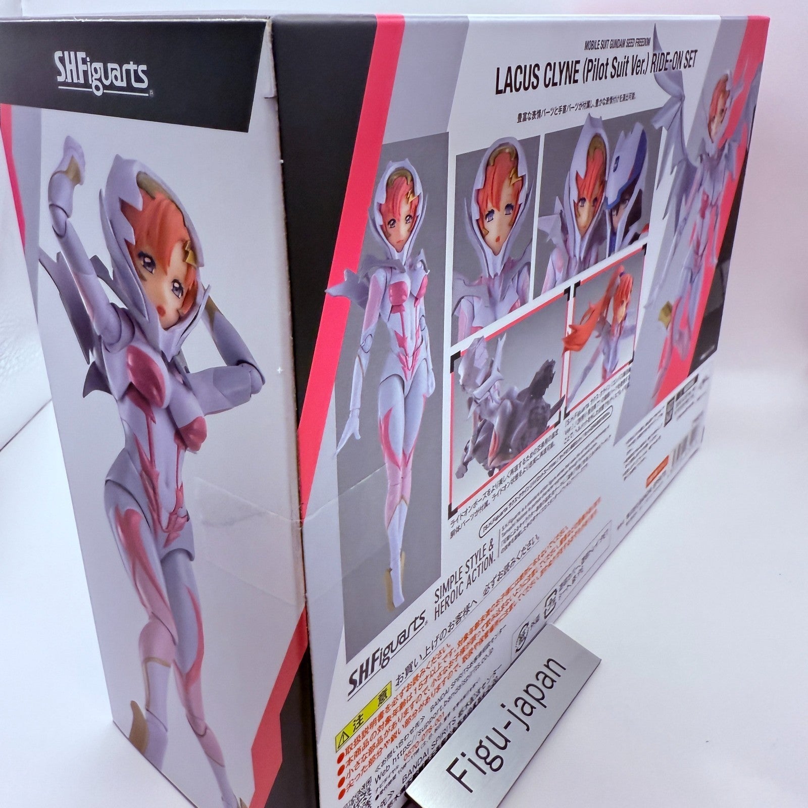 Lacus Clyne S.H.Figuarts Compass Pilot Suit Ver Gundam Seed Freedom Figure MISB1