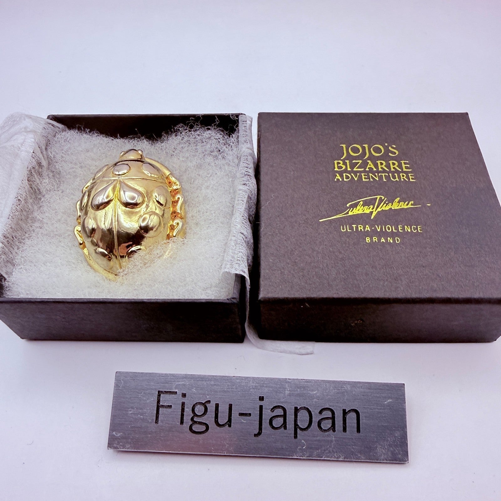 Giorno Giovanna Ladybug Brooch JoJo Bizarre Adventure Bandai Official Pin MIB0