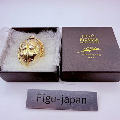 Giorno Giovanna Ladybug Brooch JoJo Bizarre Adventure Bandai Official Pin MIB0