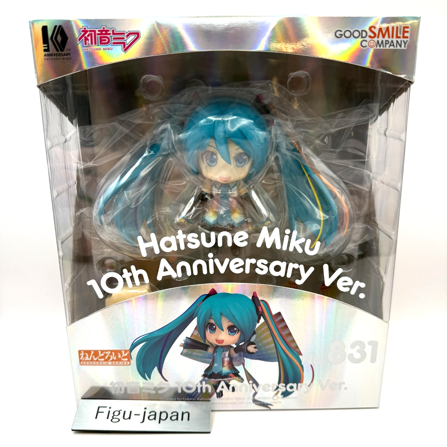 Good Smile Nendoroid 831 Hatsune Miku 10th Anniversary Figure Vocaloid NEW0