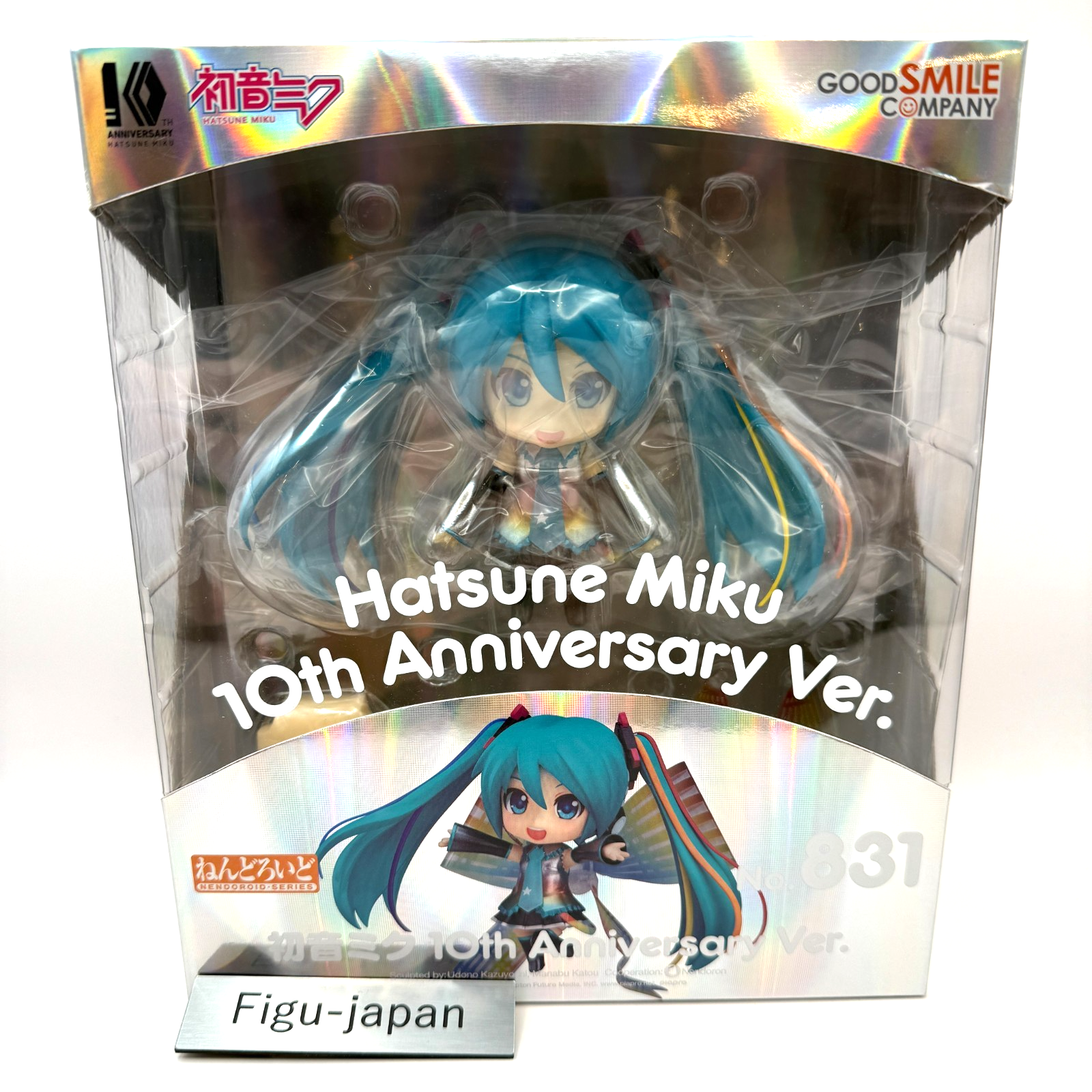 Good Smile Nendoroid 831 Hatsune Miku 10th Anniversary Figure Vocaloid NEW0