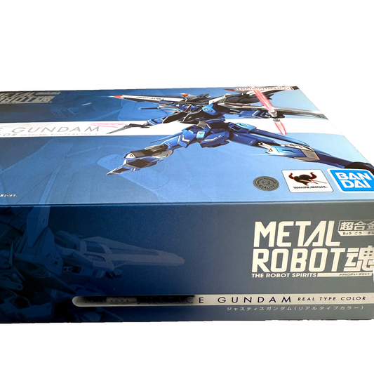 METAL ROBOT Spirits Justice Gundam Real Type Color Limited Bandai Blue Ver New1