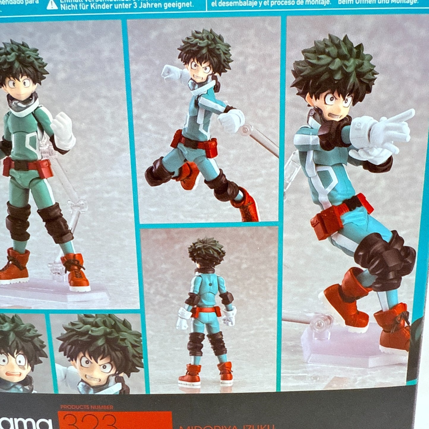 Izuku Midoriya Deku Figma 323 My Hero Academia Max Factory Figure MIB3