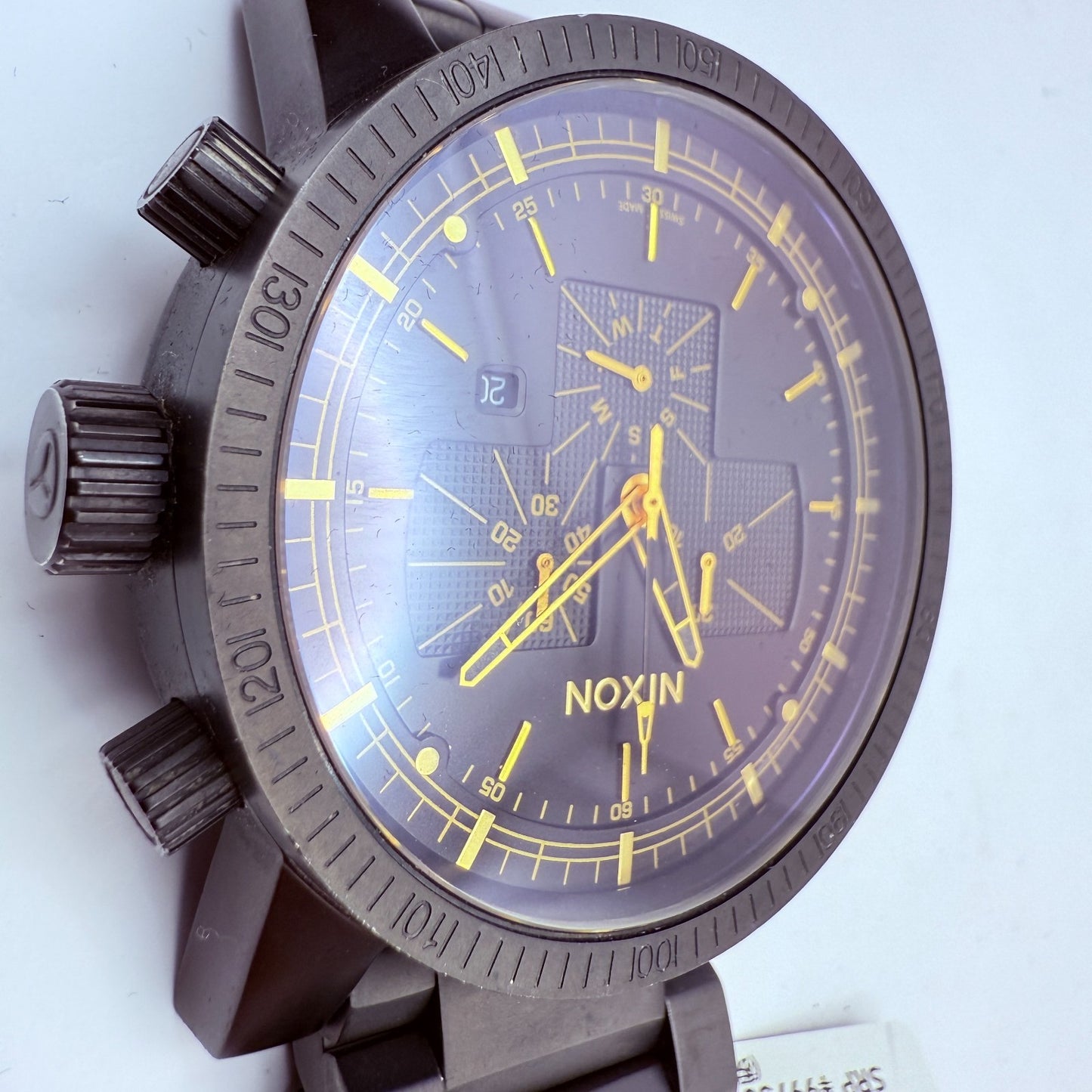 NEW Nixon Magnacon SS 2 Minutes To Midnight Black Gold Limited 100% AUTH EXPRESS4