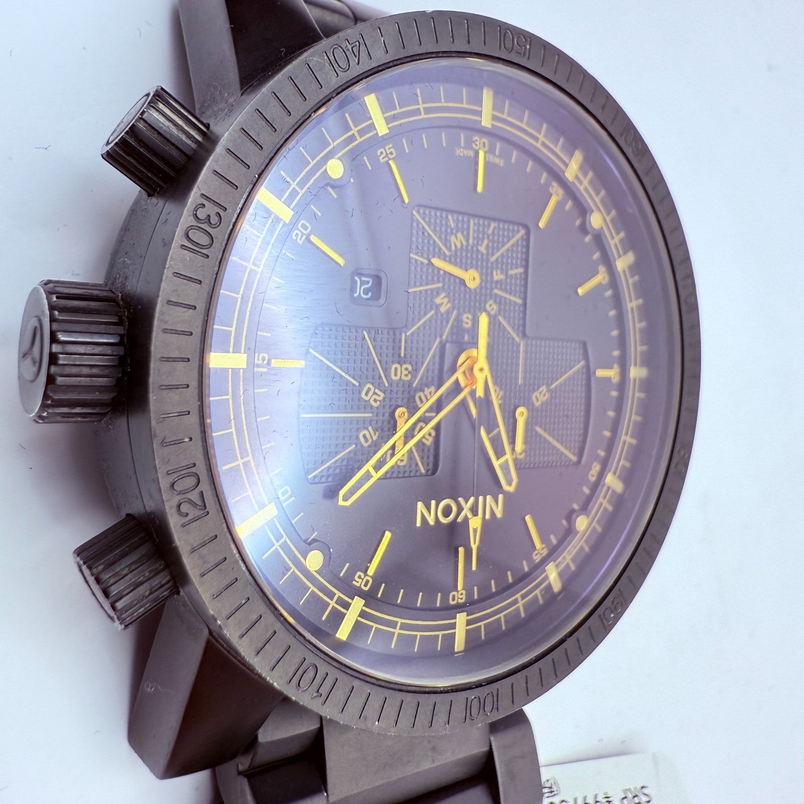 NEW Nixon Magnacon SS 2 Minutes To Midnight Black Gold Limited 100% AUTH EXPRESS4