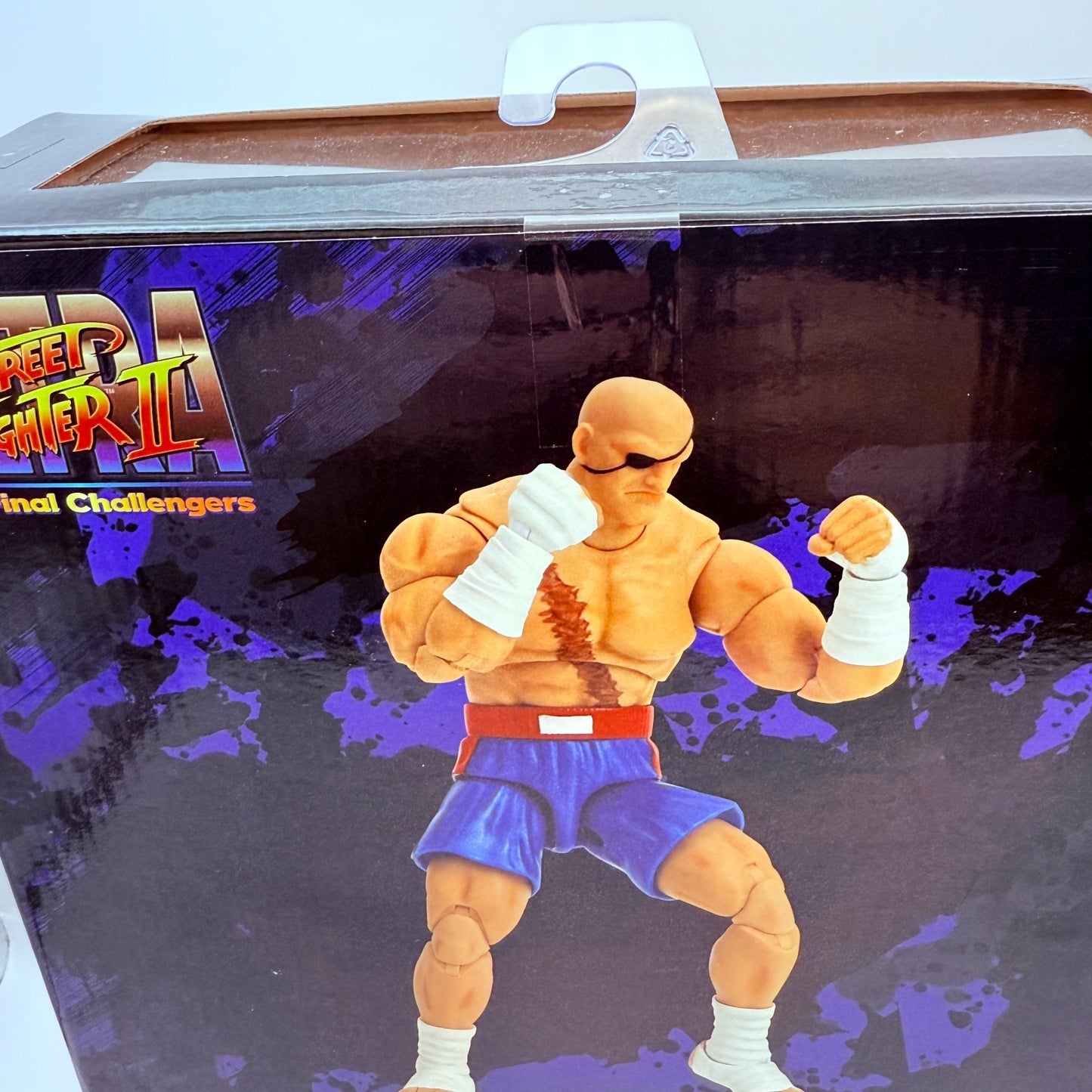 Jada Toys Street Fighter II Sagat 1/12 Action Figure Japan Evolit Ver New Sealed5