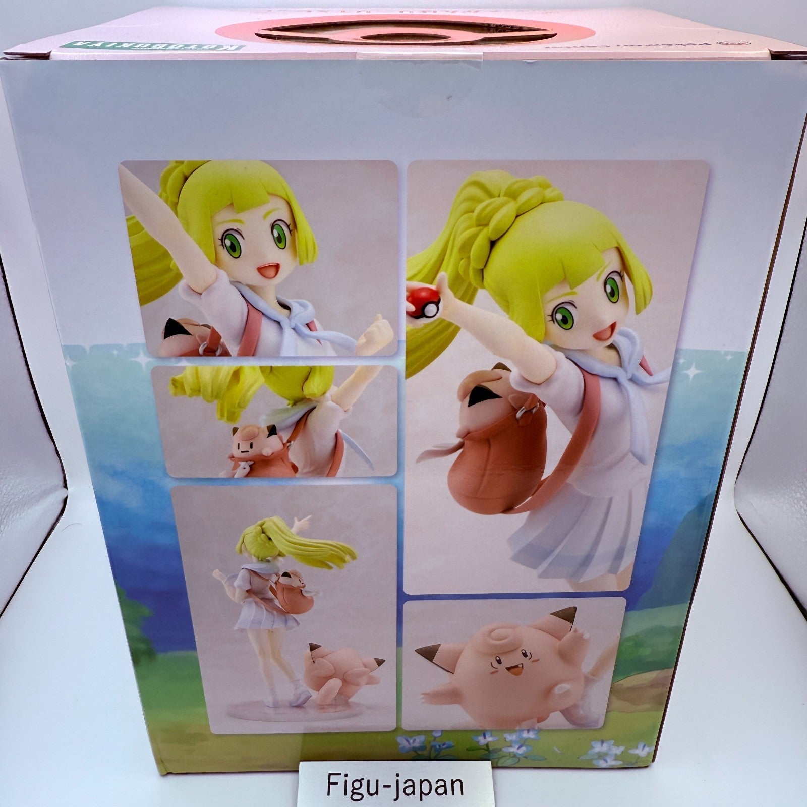 Kotobukiya Pokemon Center Lillie & Clefairy 1/8 Figure NEW Ganbari Lillie Japan5
