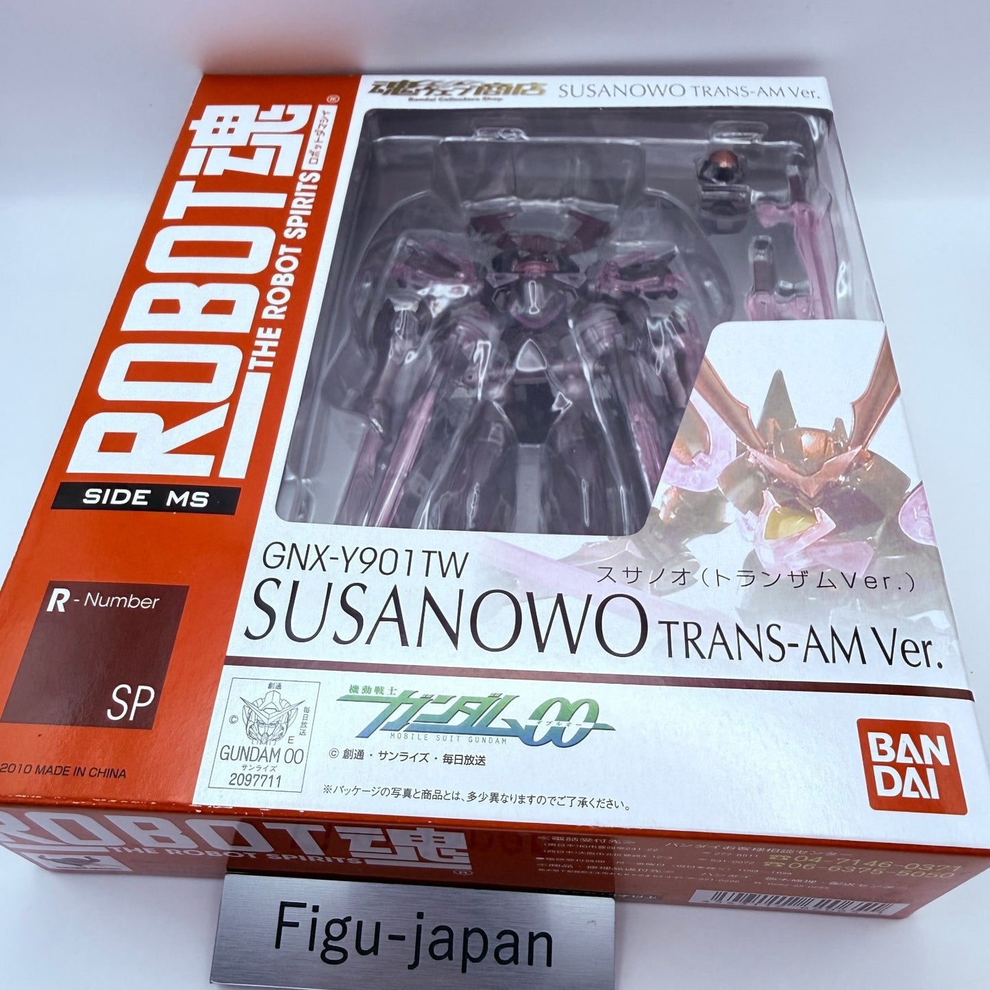 Robot Spirits Susanowo Trans-Am Ver Gundam 00 Action Figure Bandai Exclusive MIB3