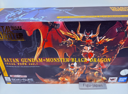 Metal Robot Spirits SatanGundam Monster Black Dragon Real Type Figure Bandai New6