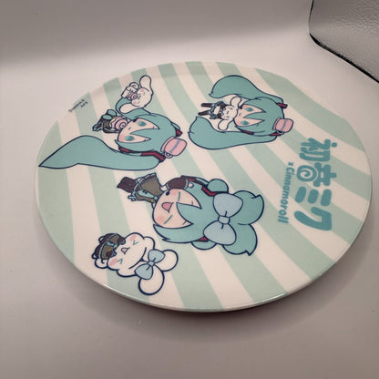 Hatsune miku & Cinnamon roll New prastic Melamine Plate sanrio [express]12