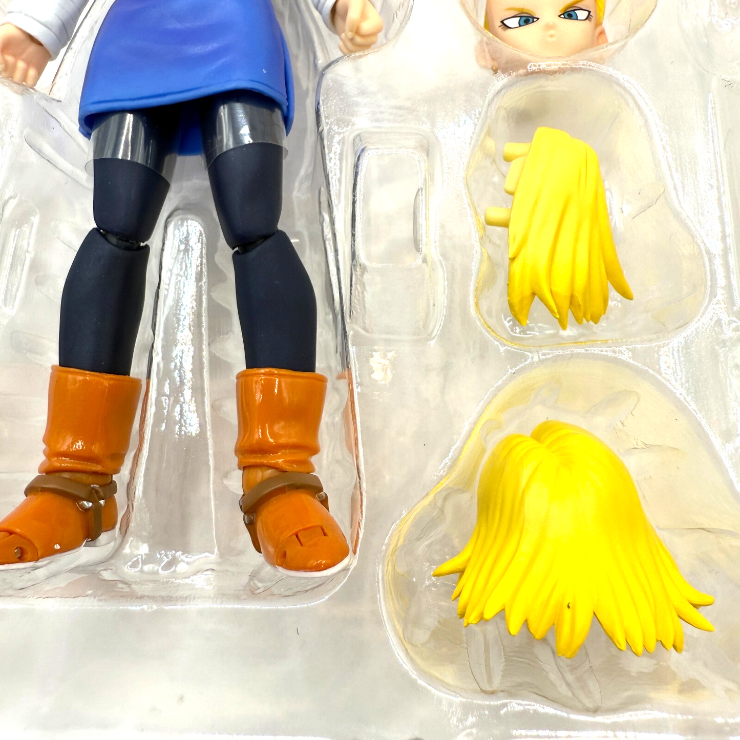 S.H.Figuarts Android 18 Dragon Ball Z Figure First Release Toei Sticker Mint11
