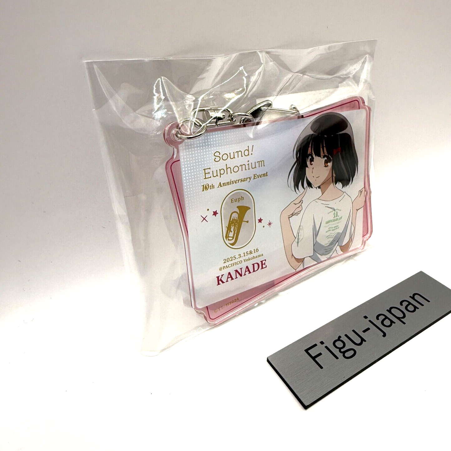 Sound! Euphonium Kanade Hisaishi Keychain 10th Anniversary Strap Japan New5
