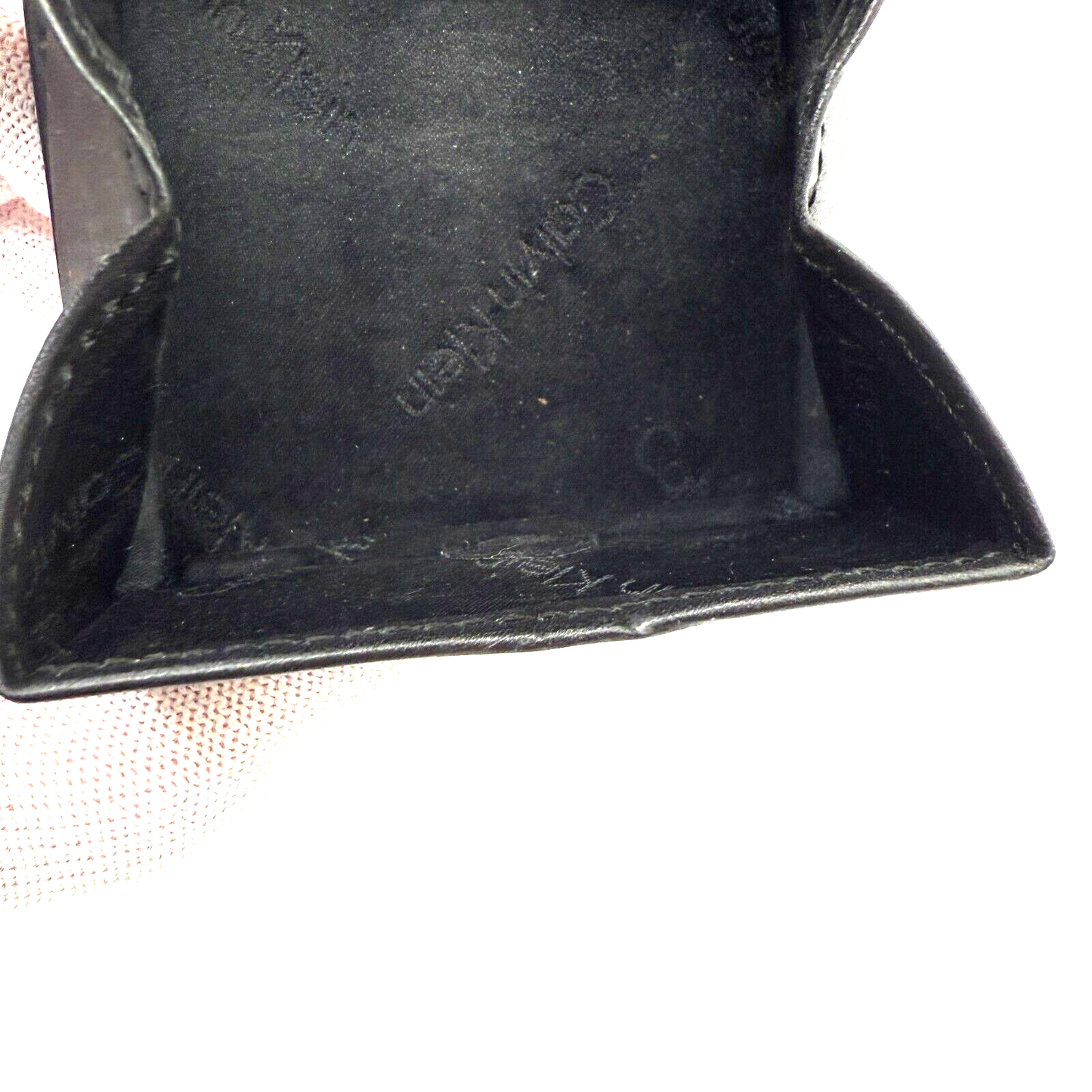 Calvin Klein Gray Faux Leather Discontinued product With Coin Purse.[express]8