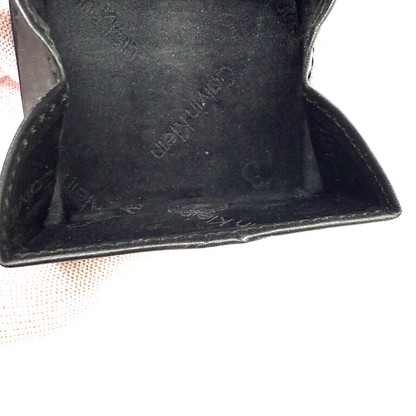 Calvin Klein Gray Faux Leather Discontinued product With Coin Purse.[express]8