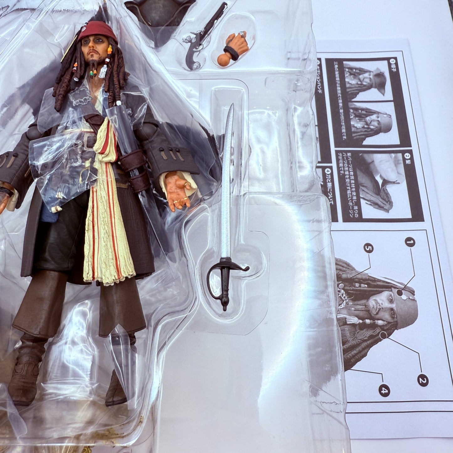 REVOLTECH JACK SPARROW Pirates of the Caribbean  KAIYODO Action figure [express]7