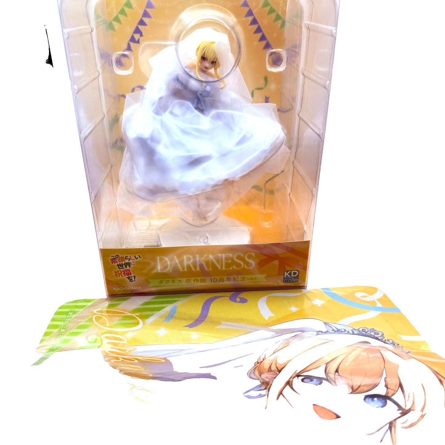 Darkness KonoSuba Figure KDcolle Light Novel Ver Bonus Rubber Mat MISB0