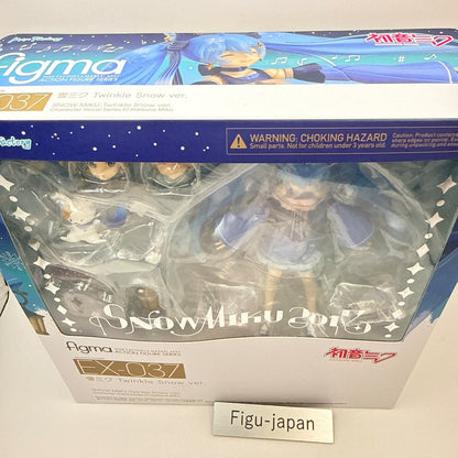 Snow Miku Twinkle Snow Ver figma EX-037 Hatsune Max Factory Anime Figure MISB6