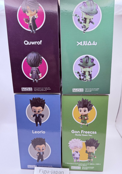 Hunter x Hunter Nendoroid Set 4 Figures Gon Meruem Leorio Chrollo GSC MISB Lot6